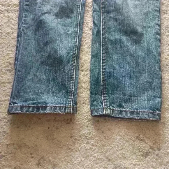 Denim Colab Salt Water & Song Womens Mid Rise Boyfriend Distressed Denim 9 - Picture 10 of 15